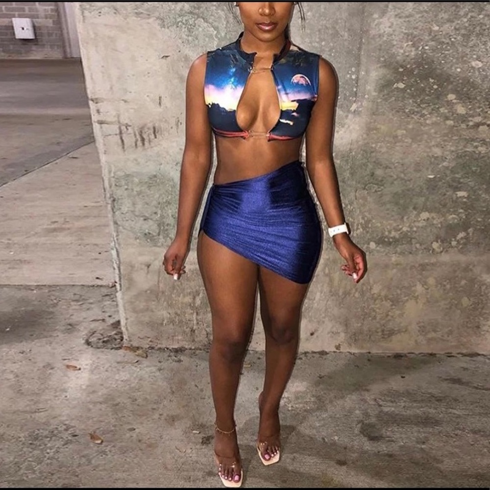 Women's Two Piece Sexy Outfit